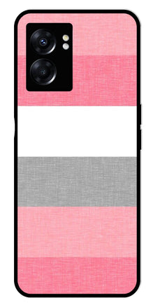 Pink Pattern Metal Mobile Case for Oppo K10 5G