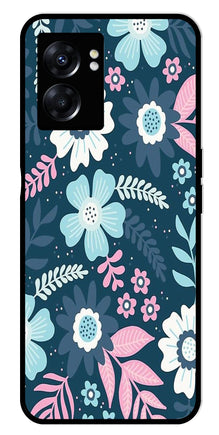 Flower Leaves Design Metal Mobile Case for Oppo K10 5G