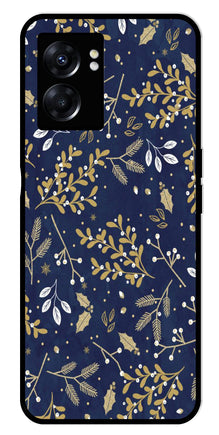 Floral Pattern  Metal Mobile Case for Oppo K10 5G