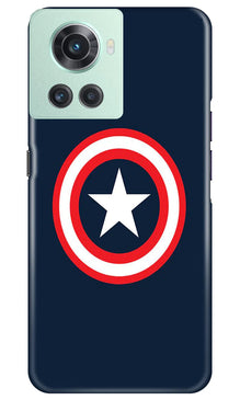 Captain America Mobile Back Case for OnePlus 10R 5G (Design - 42)
