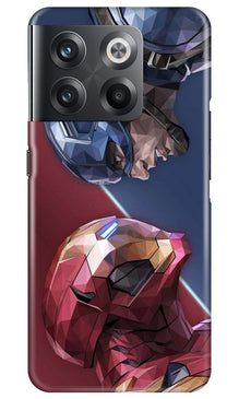 Ironman Captain America Mobile Back Case for OnePlus 10T 5G (Design - 214)