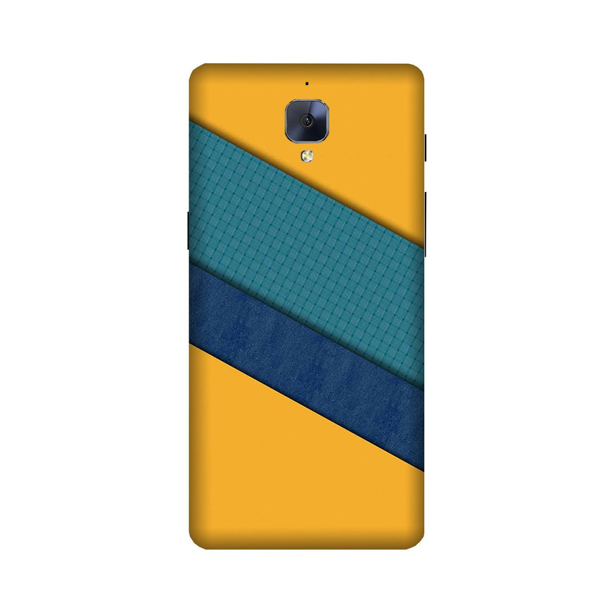 Diagonal Pattern Mobile Back Case for OnePlus 3 / 3T   (Design - 370)