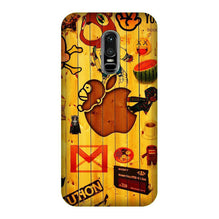 Wooden Texture Mobile Back Case for OnePlus 6   (Design - 367)