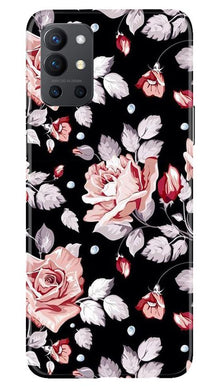 Pink rose Mobile Back Case for OnePlus 9R (Design - 12)