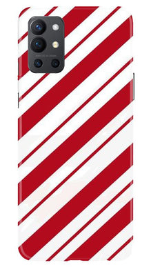 Red White Mobile Back Case for OnePlus 9R (Design - 44)