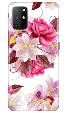 Beautiful flowers Mobile Back Case for OnePlus 8T (Design - 23)