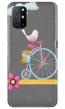 Sparron with cycle Mobile Back Case for OnePlus 8T (Design - 34)