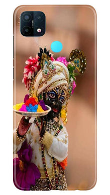 Lord Krishna2 Mobile Back Case for Oppo A15 (Design - 17)