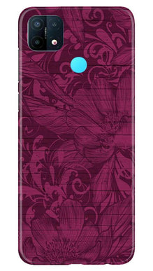 Purple Backround Mobile Back Case for Oppo A15 (Design - 22)