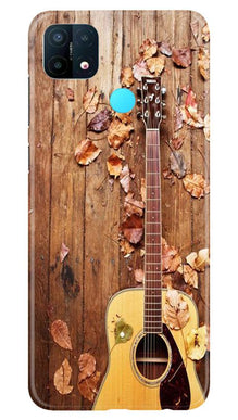 Guitar Mobile Back Case for Oppo A15 (Design - 43)