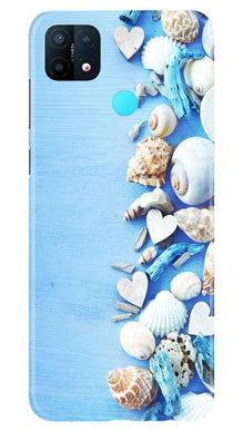 Sea Shells2 Mobile Back Case for Oppo A15 (Design - 64)