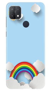 Rainbow Mobile Back Case for Oppo A15s (Design - 225)