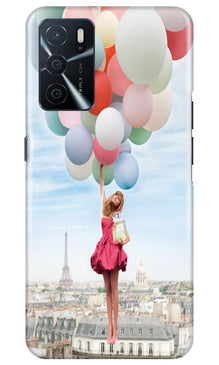 Girl with Baloon Mobile Back Case for Oppo A16 (Design - 84)