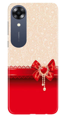 Gift Wrap3 Mobile Back Case for Oppo A17K (Design - 36)