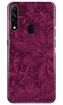 Purple Backround Mobile Back Case for Oppo A31 (Design - 22)