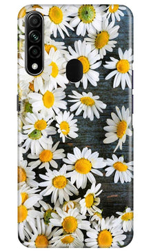 White flowers2 Mobile Back Case for Oppo A31 (Design - 62)