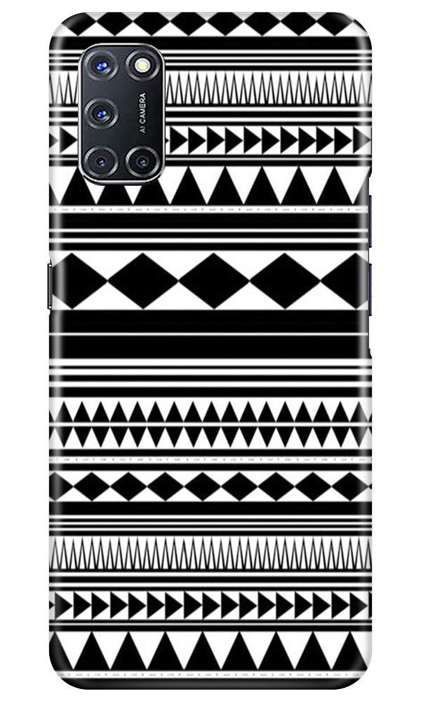 Black white Pattern Case for Oppo A92