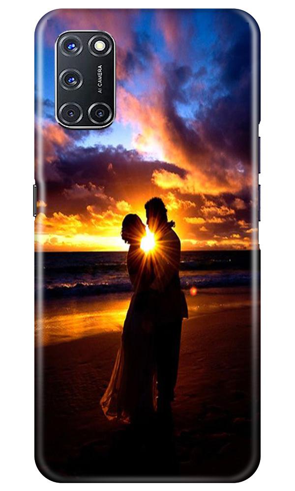 Couple Sea shore Case for Oppo A92