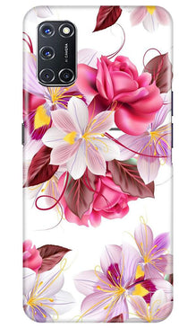 Beautiful flowers Mobile Back Case for Oppo A92 (Design - 23)