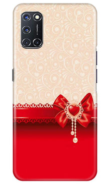 Gift Wrap3 Mobile Back Case for Oppo A92 (Design - 36)