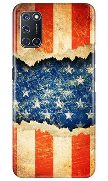 United Kingdom Mobile Back Case for Oppo A92 (Design - 52)