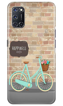 Happiness Mobile Back Case for Oppo A92 (Design - 53)