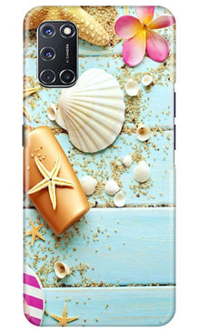 Sea Shells Mobile Back Case for Oppo A92 (Design - 63)