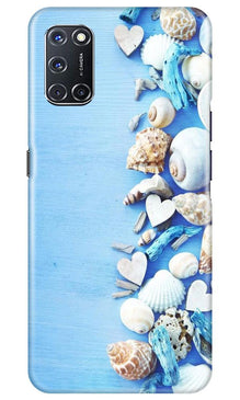 Sea Shells2 Mobile Back Case for Oppo A92 (Design - 64)