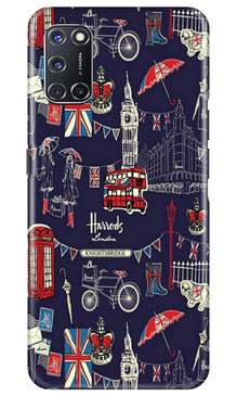 Love London Mobile Back Case for Oppo A92 (Design - 75)