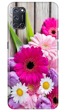 Coloful Daisy2 Mobile Back Case for Oppo A92 (Design - 76)