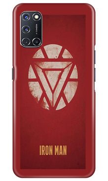 Iron Man Superhero Mobile Back Case for Oppo A92  (Design - 115)