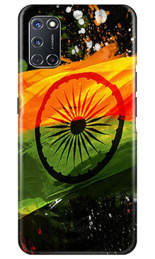 Indian Flag Mobile Back Case for Oppo A92  (Design - 137)