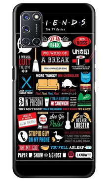 Friends Mobile Back Case for Oppo A92  (Design - 145)