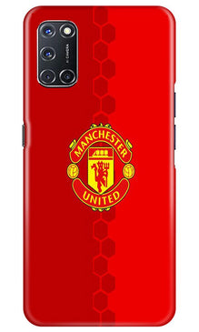 Manchester United Mobile Back Case for Oppo A92  (Design - 157)