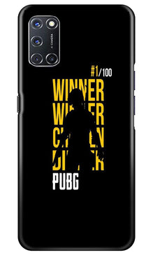 Pubg Winner Winner Mobile Back Case for Oppo A92  (Design - 177)