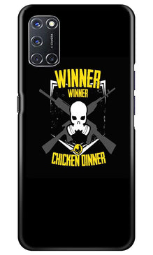 Winner Winner Chicken Dinner Mobile Back Case for Oppo A92  (Design - 178)