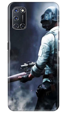 Pubg Mobile Back Case for Oppo A92  (Design - 179)