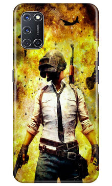 Pubg Mobile Back Case for Oppo A92  (Design - 180)