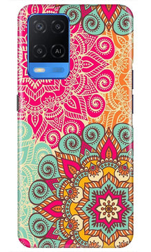 Rangoli art2 Mobile Back Case for Oppo A54 (Design - 29)