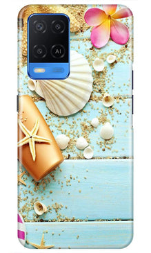 Sea Shells Mobile Back Case for Oppo A54 (Design - 63)