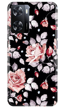 Pink rose Mobile Back Case for Oppo A57 (Design - 12)