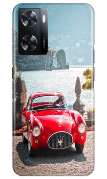 Vintage Car Mobile Back Case for Oppo A57 (Design - 51)