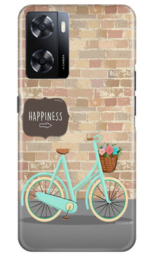 Happiness Mobile Back Case for Oppo A57 (Design - 53)