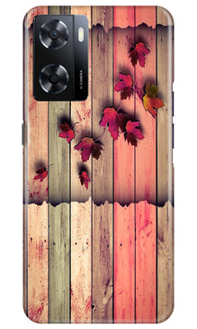 Wooden look2 Mobile Back Case for Oppo A57 (Design - 56)