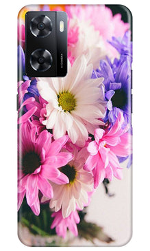 Coloful Daisy Mobile Back Case for Oppo A57 (Design - 73)