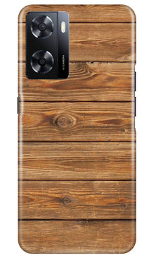 Wooden Look Mobile Back Case for Oppo A57  (Design - 113)