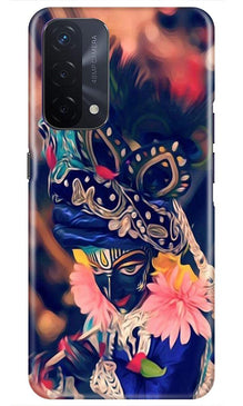 Lord Krishna Mobile Back Case for Oppo A74 5G (Design - 16)
