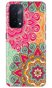 Rangoli art2 Mobile Back Case for Oppo A74 5G (Design - 29)