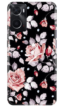 Pink rose Mobile Back Case for Oppo A76 (Design - 12)