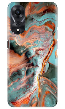 Marble Texture Mobile Back Case for Oppo A78 5G (Design - 271)